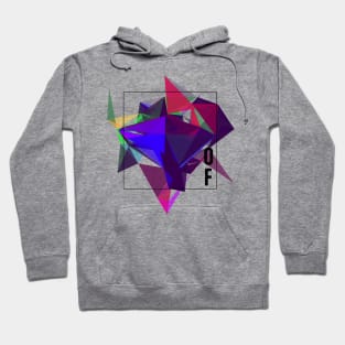 Abstract Geometric Collage Hoodie